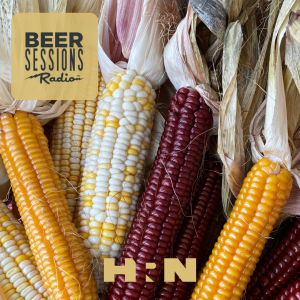 Beer Sessions Radio logo with corn