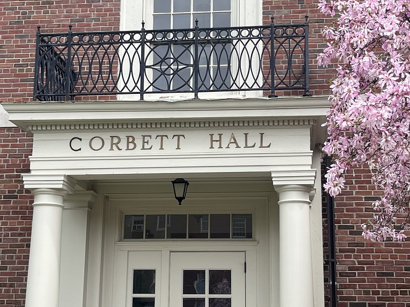 Corbett Hall entrance